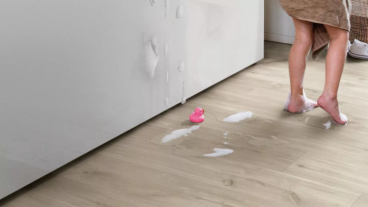 cuarto baño aseo Alpha Vinyl Planchas Pequeñas